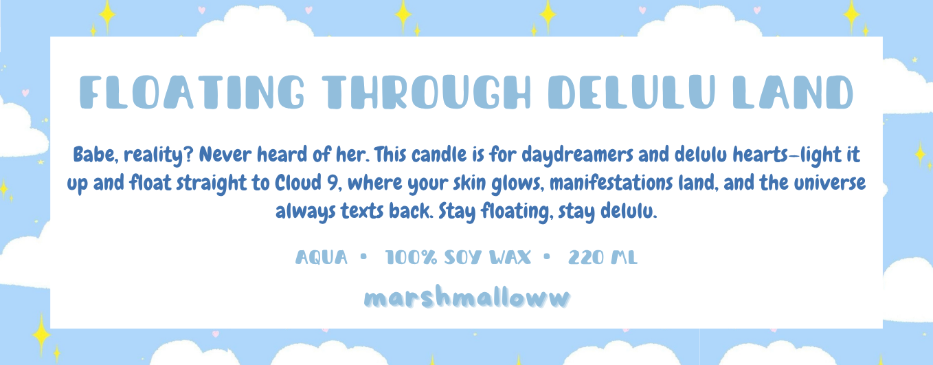 Delulu Land Candle