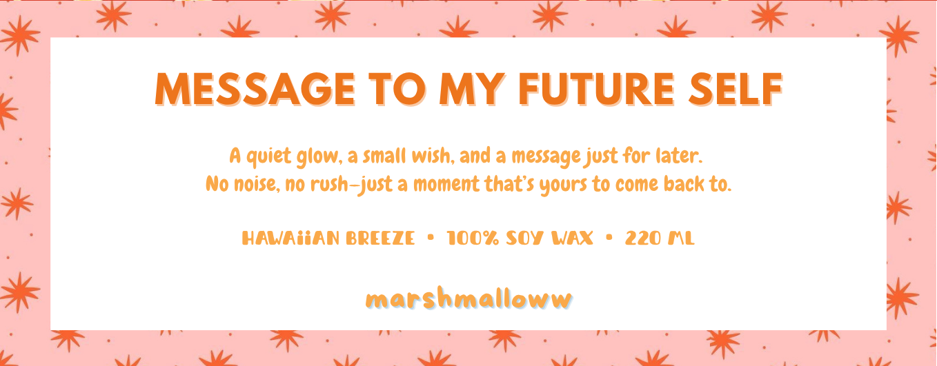 Message to Future Self Candle