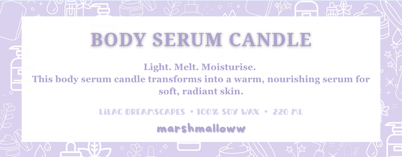 Body Serum Candle