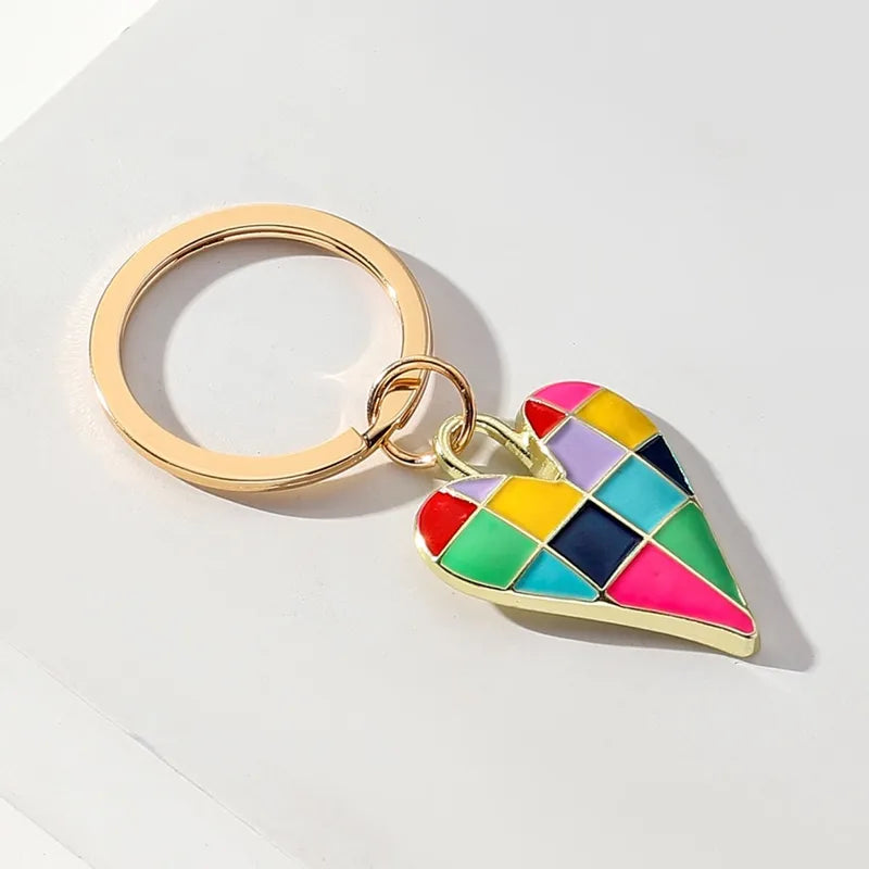 Mosaic Heart Keychain