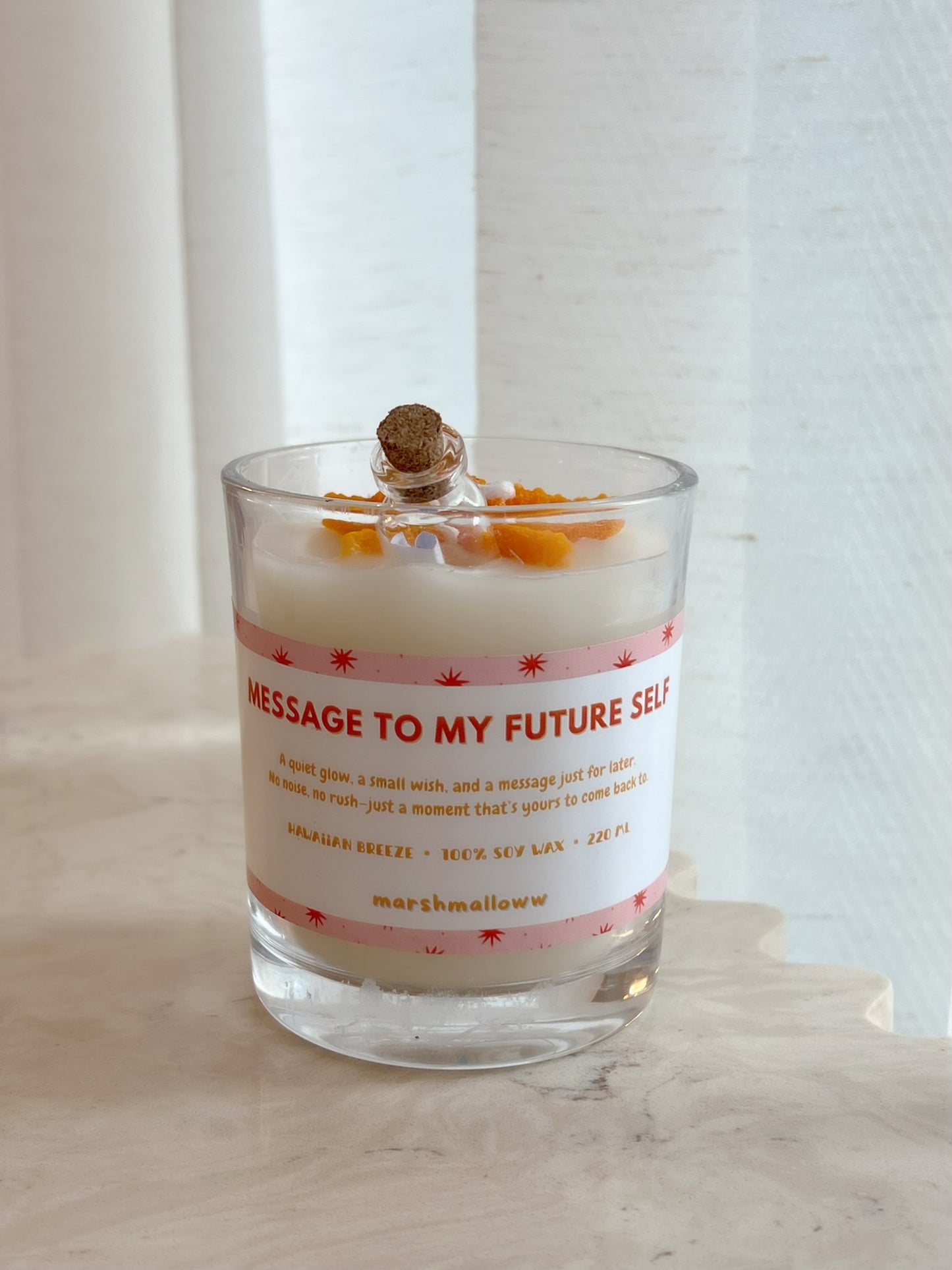 Message to Future Self Candle