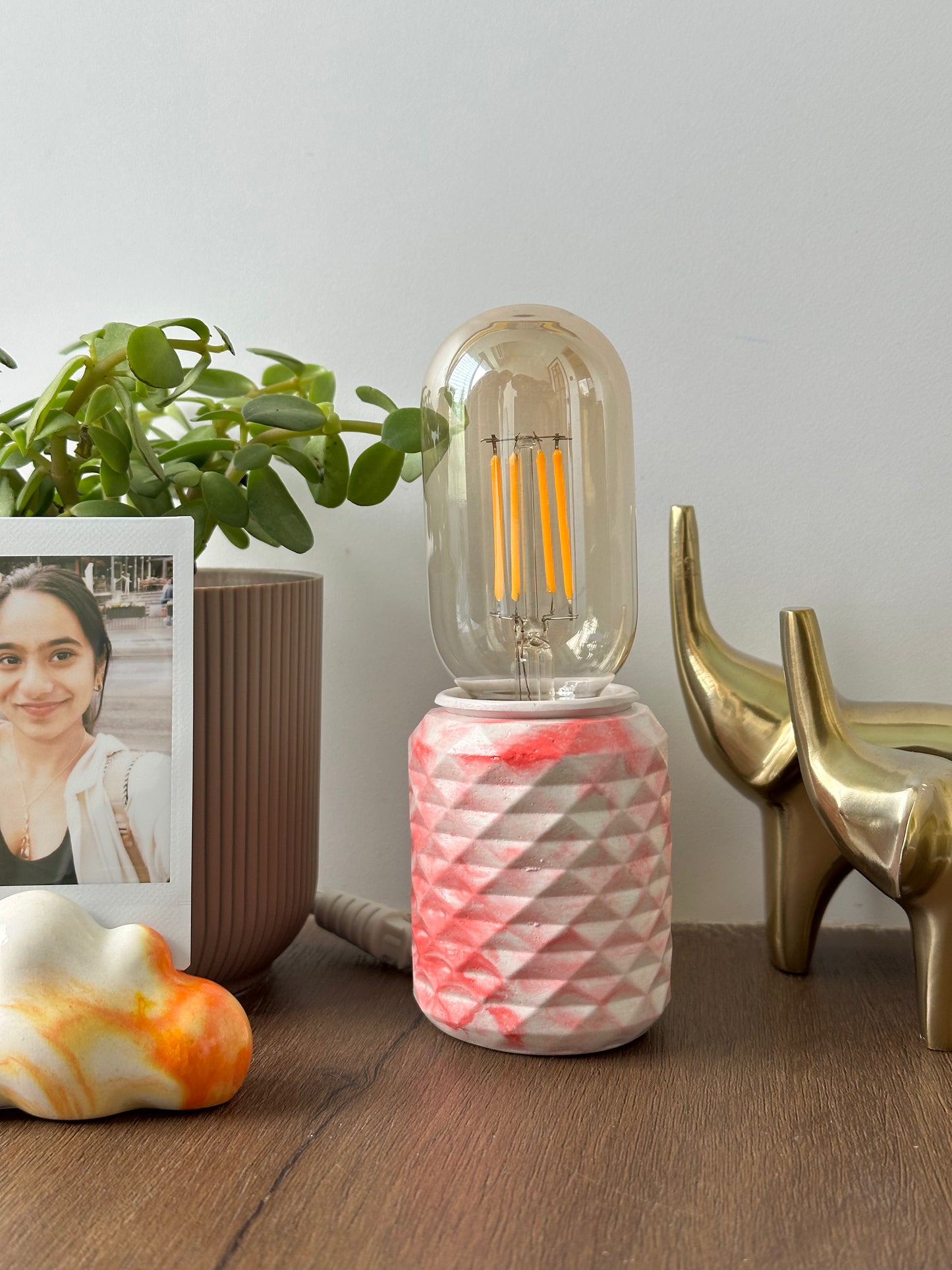 Blush Beam Lamp