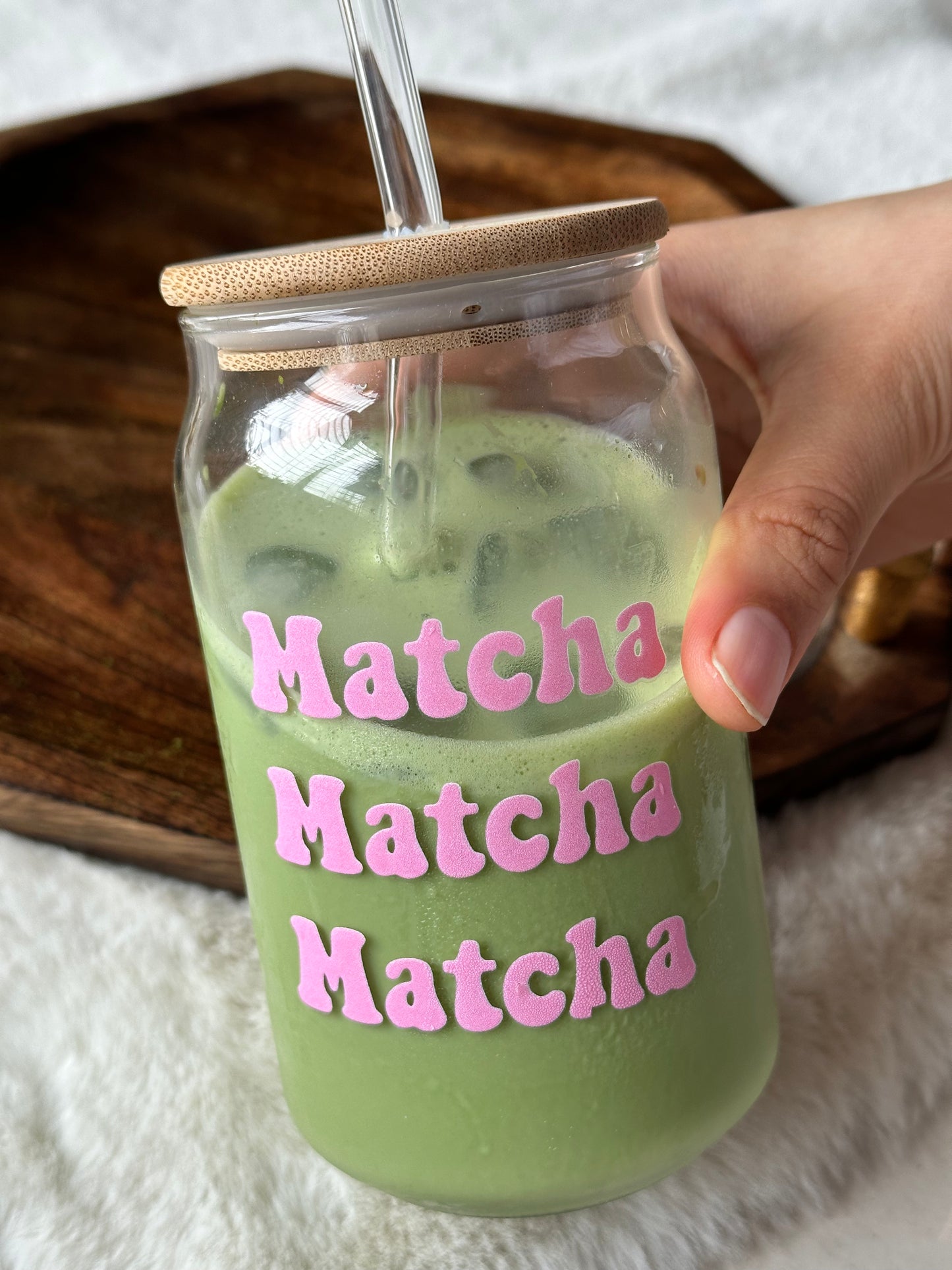 Matcha Can Glass