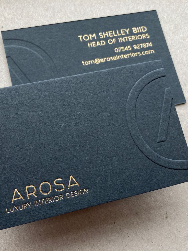 Visiting cards