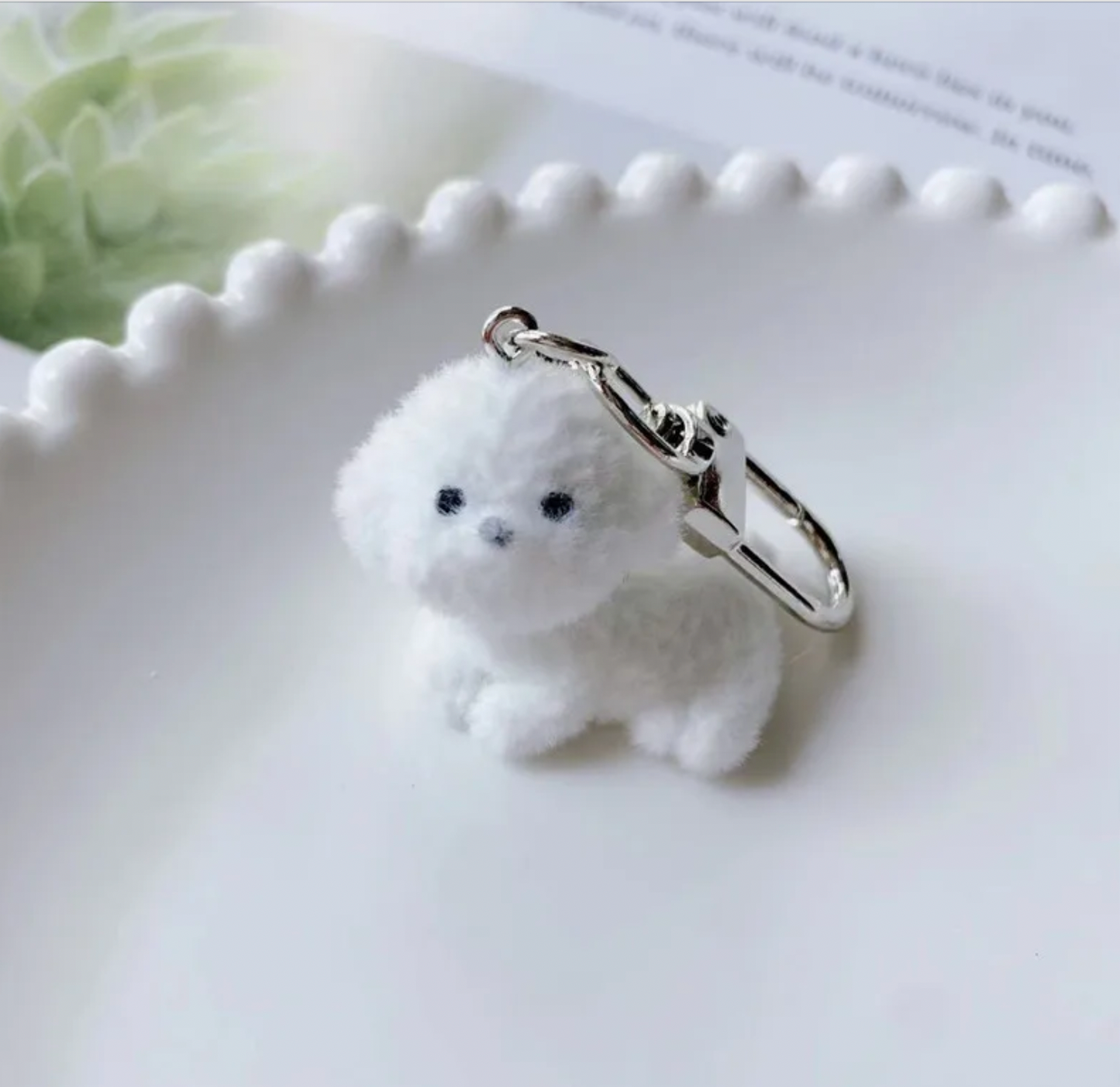 Puppy Keychain