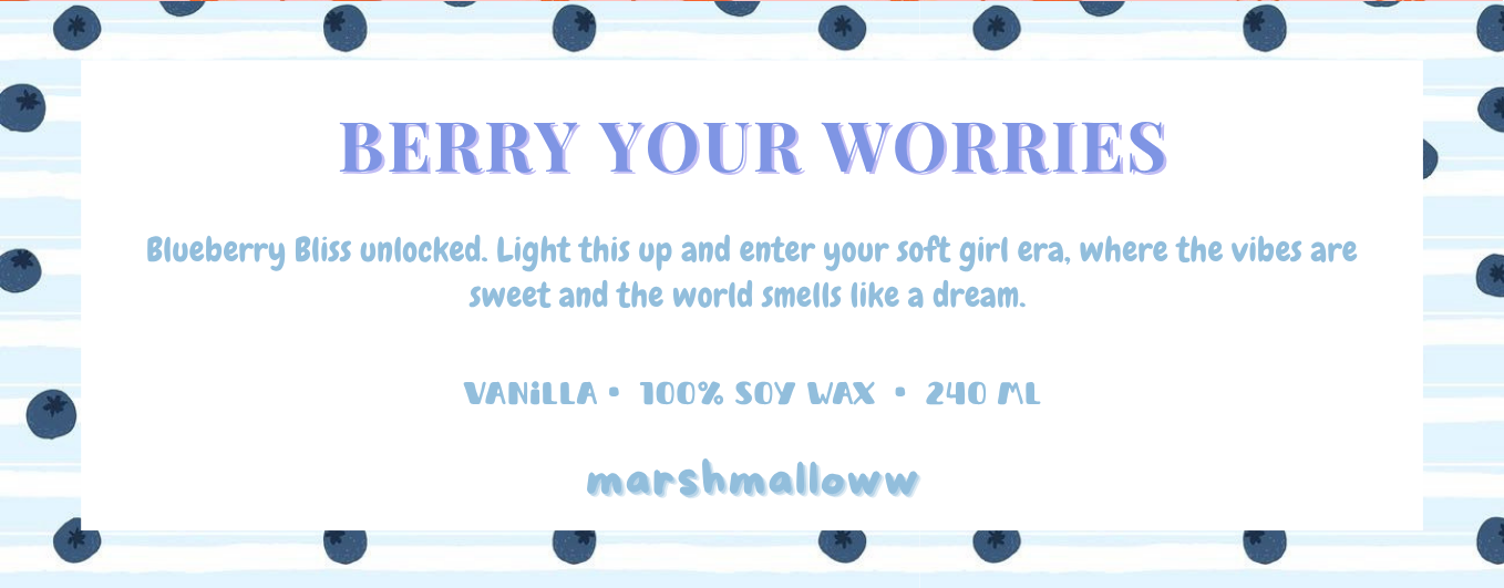 Berry Your World Candle