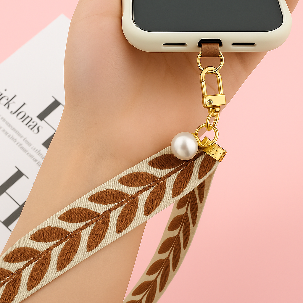 Rustic Wristband phone Sling