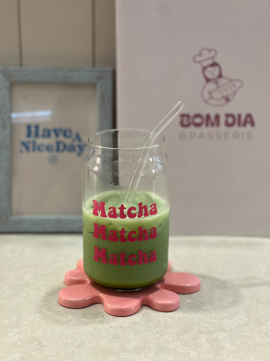 Matcha Can Glass