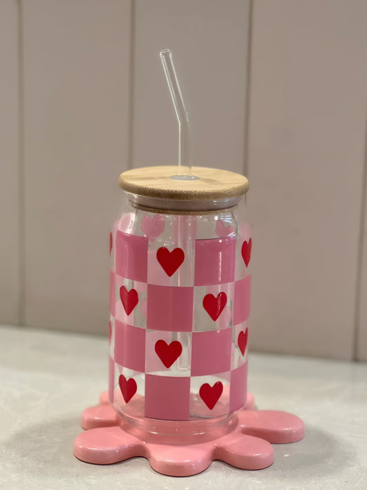 Heart Check Can Glass