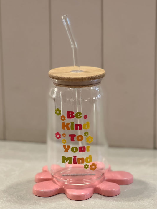 Mindful Sip Can Glass